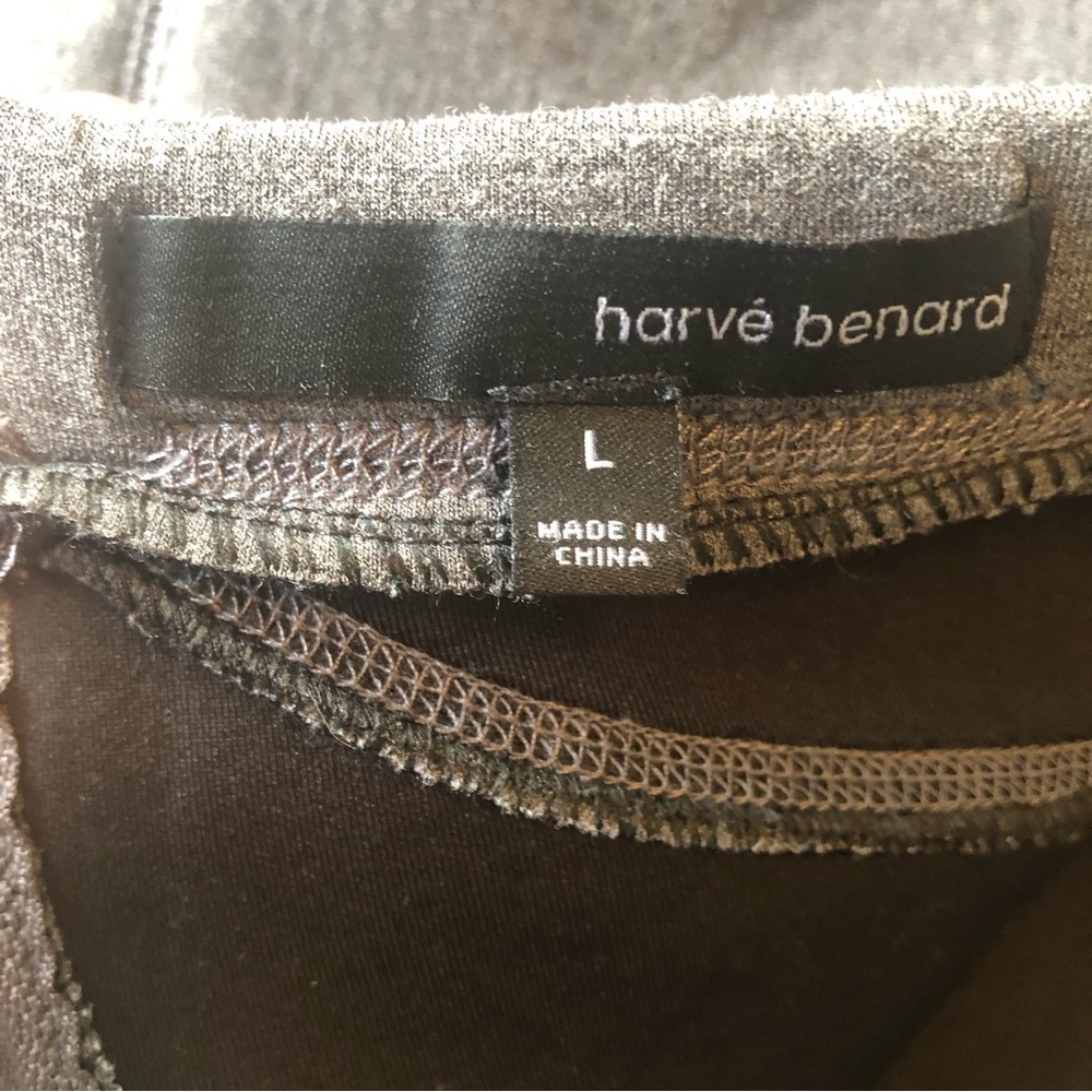 Harv’e Bernard Grey athletic, casual, stretchy, flirty mini skirt Size Large - Picture 6 of 7
